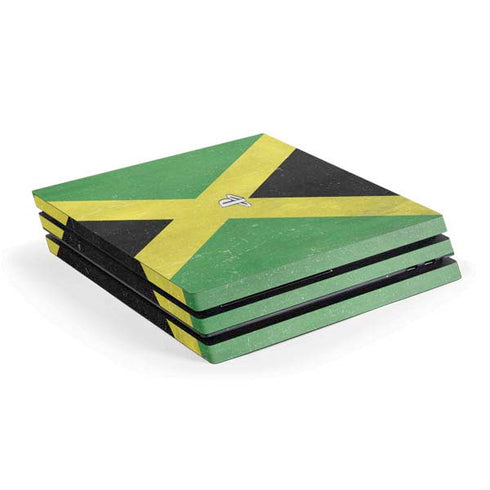 Jamaica Flag Distressed PlayStation PS4 Skins